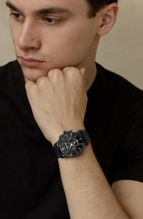 All-matching Simple And High-end Elegant Cool Ultra-thin Calendar Quartz Watch
