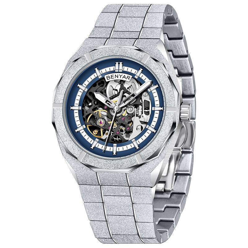 Men's Automatic Mechanical Fashion Waterproof Luminous Sports Hollow Watch