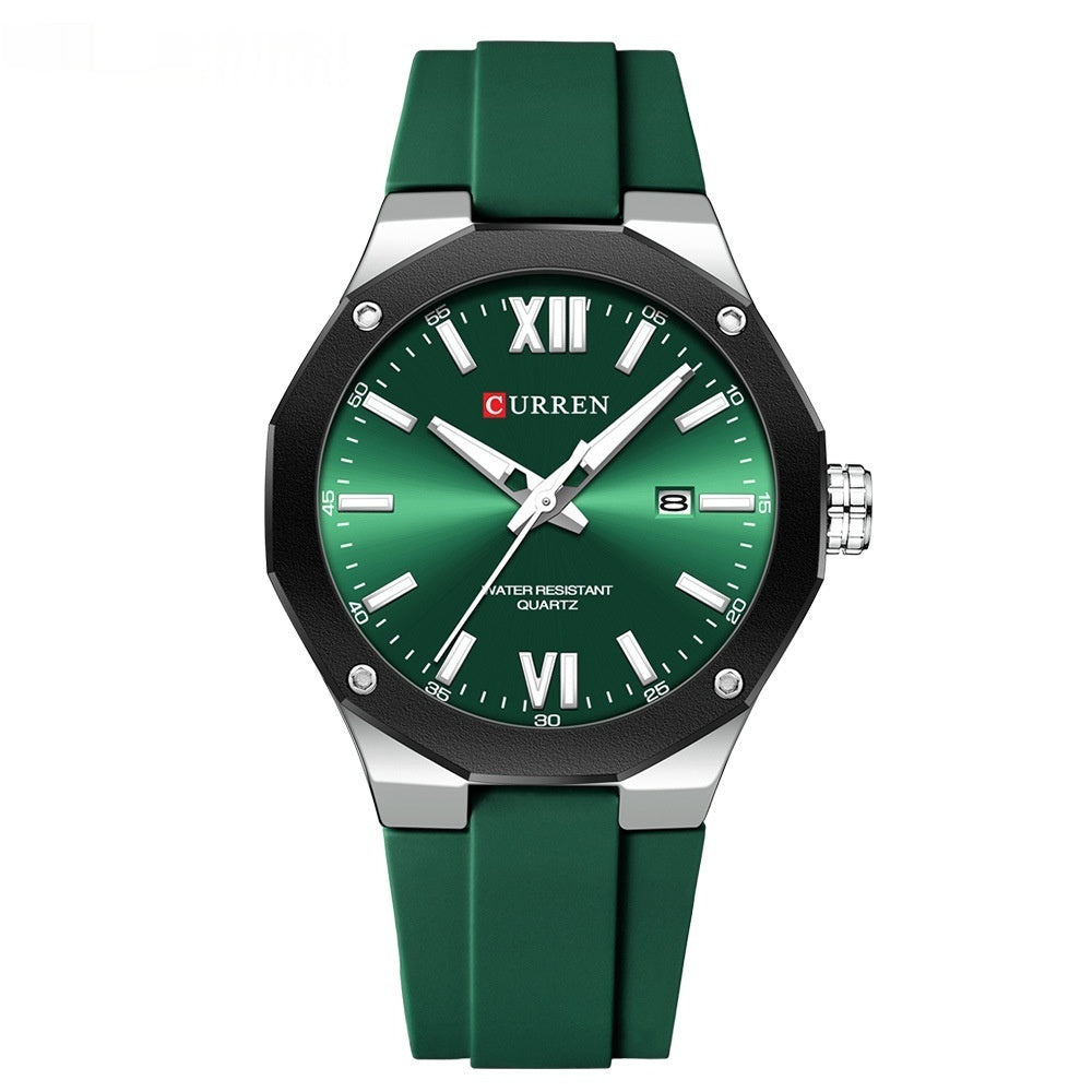 Large-dial Calendar Mens And Couples Watches, Sporty