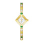 Light Luxury Temperament Gradient Diamond Anique Pocket Watch Spring Green Women's Watch