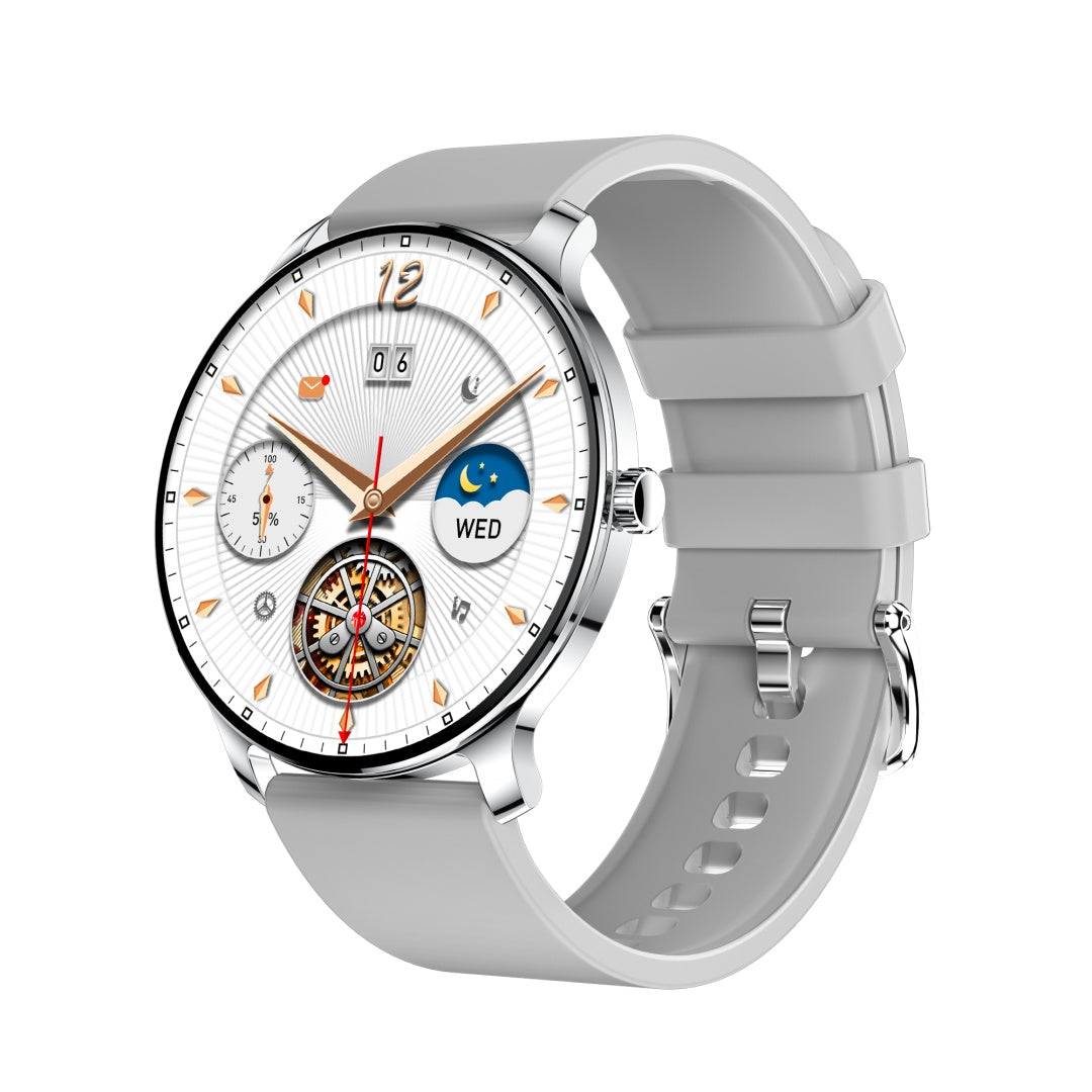 2025 New 1.43-inch AMOLED Screen Disc Ultra Thin Smart Watch Fitness Tracker