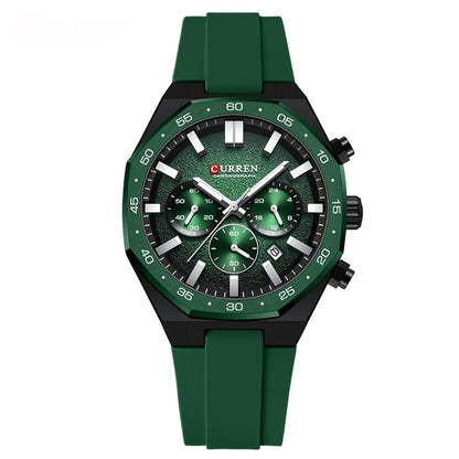 Calendar Waterproof Six-hand Mens Watch