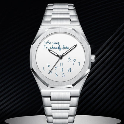 Digital Luminous Men's Table Simple Trend Octagonal Steel Watch