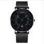 Fashion men's business watch quartz watch classic creative calendar watch
