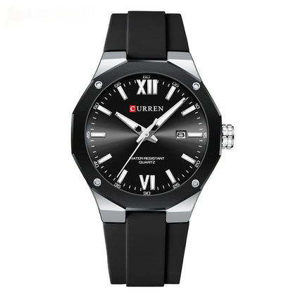 Large-dial Calendar Mens And Couples Watches, Sporty