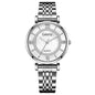 Quartz Watch Roman Classic Dial Diamond Steel Band Watch