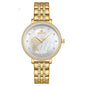 Ladies Simple Business Waterproof Steel Band Watch