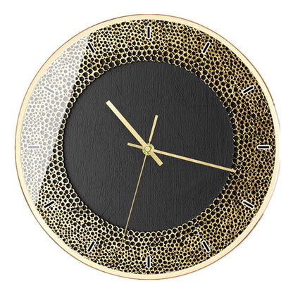 Simple Striped Luxury Rose Gold Wall Clock Living Room Bedroom Wall Watch Personality Creative Black Gold Art Atmosphere Clock