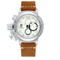 Automatic Mechanical Multifunctional Luminous Leather Rose Gold Men's Watch