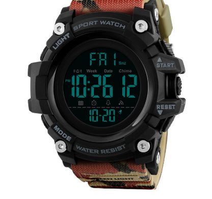 Outdoor Exercise Camouflage Fashion Men's Electronic Watch
