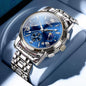 Brand Original Certification Men'S Watches Moon Phase Waterproof Quartz Watch for Man Chronograph Calendar Fashion Watch