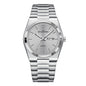 Ultra-thin Butterfly-clasp Steel-band Quartz Mens Watch