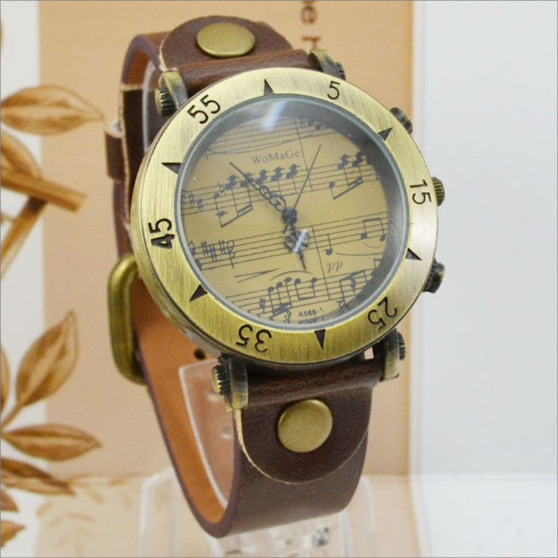 Foreign Trade WoMaGe New Music Symbol Watch Fashion Novel Men's Watch Wholesale