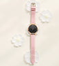 PU leather strap rose gold fashion casual fashion watch ladies black dial watch female models