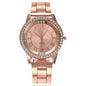 Vansvar Brand Rose Gold Watch Luxury Women Dress Rhinestone Quartz Watch Casual Women Stainless Steel Wristwatches Female Clock