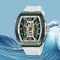 Men's Wine Barrel Mechanical Watch Waterproof Luminous Scale Pointer Automatic Mechanical