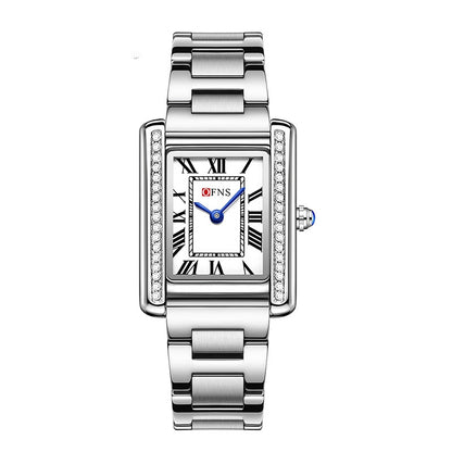 Retro Diamond Inlaid High-end Women's Quartz Watch Couple