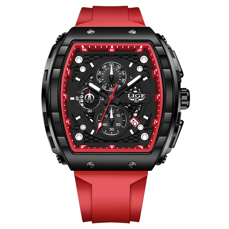 Men's Sports Quartz Watch Multifunctional Luminous Waterproof