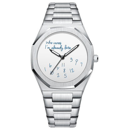 Digital Luminous Men's Table Simple Trend Octagonal Steel Watch