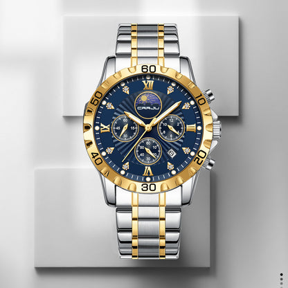 Men's Multifunctional Business Calendar Quartz Watch
