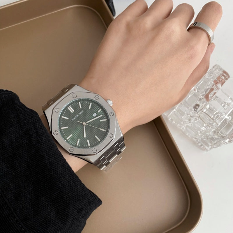 Simple And Stylish Oak Sports Large Dial