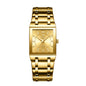 Business Style Steel Strap Couple Watch Square