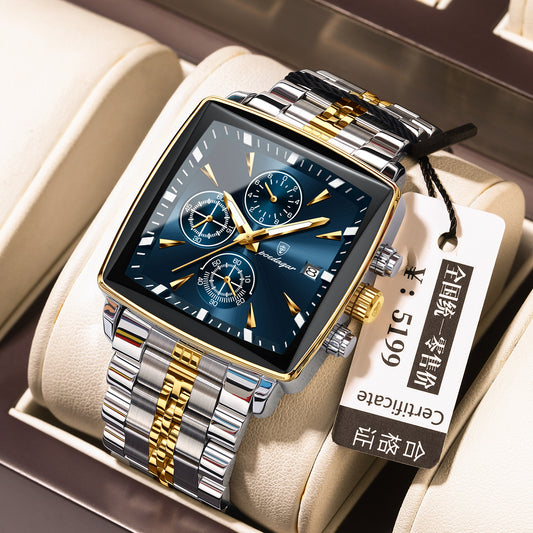 Men's Multi-functional Business Waterproof Fashion Watch