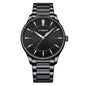 Mens Round Large-Dial Waterproof Watch