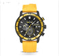 Megir Multifunctional Fashionable Chronograph Sports Silicone Strap Men's Watch