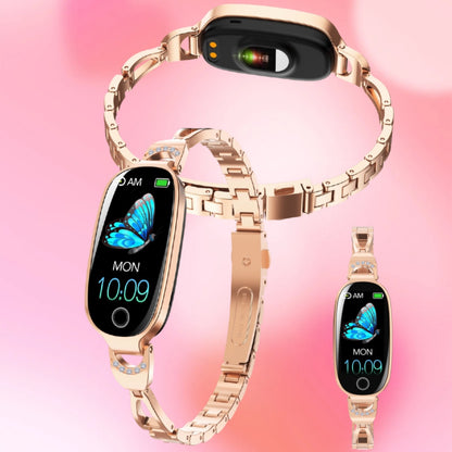 Smart Watch - Fitness Tracker And Menstrual Cycle Tracking, Heart Rate&Blood Pressure Monitoring, Sleep Tracking, Step Counter, Waterproof Smart Watch Compatible With IPhone&Android Phones