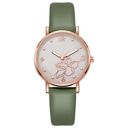Classic Digital White Dial Watch