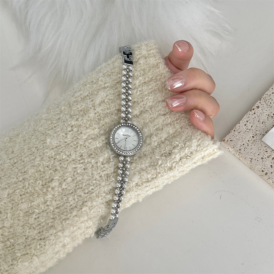 Exquisite Classic Style Good-looking Pearl Bracelet Watch