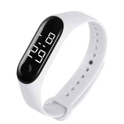 LED Sports Kids Swimming Waterproof Touch Electronic Watch