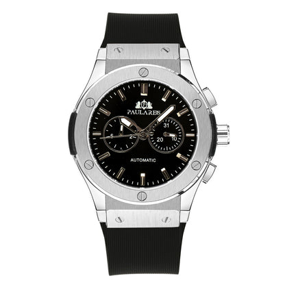 Multifunctional luminous rose gold tape men's watch