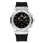 Multifunctional luminous rose gold tape men's watch