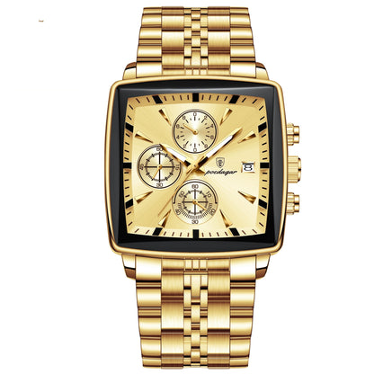 Men's Multi-functional Business Waterproof Fashion Watch
