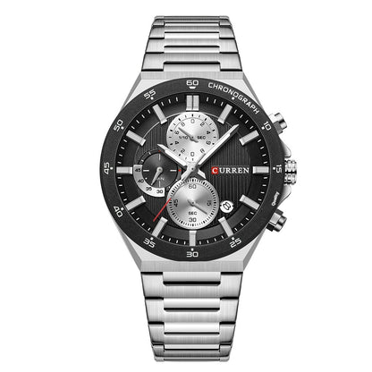 Neutral Waterproof Calendar Mens Business Sports Watch
