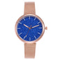 Fashion Women Romantic Starry Sky Wrist Watch Casual Rose Gold Steel Mesh Belt Rhinestone Watch Relogio Feminino
