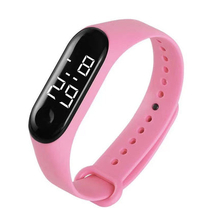 LED Sports Kids Swimming Waterproof Touch Electronic Watch