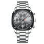 Six-hand Waterproof Business Mens Watch With A Calendar