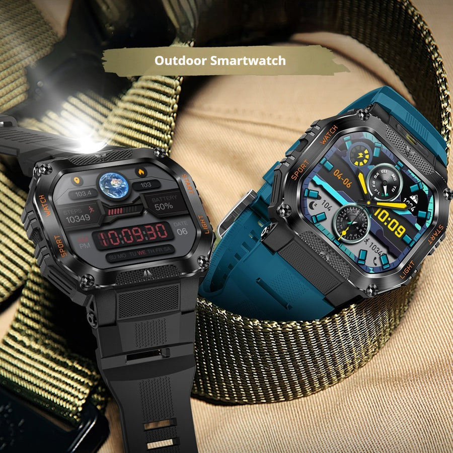 Smart Watch Bluetooth Calling Heart Rate Controlled By Music Sleep Monitoring Life Waterproof