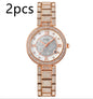 Gypsophila Diamond Shiny Rose Gold Quartz Watch