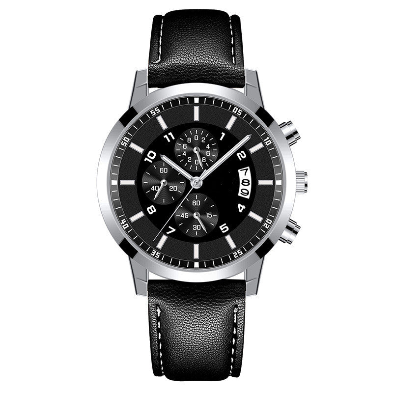 Men's Business Alloy Calendar Luminous Quartz Watch