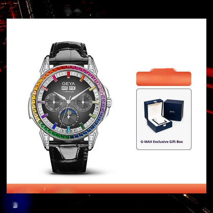 Rainbow Circle Multifunctional Mechanical Watch Fully Automatic Waterproof Men's