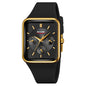 Multi Functional Square Silicone Waterproof Watch For Girls