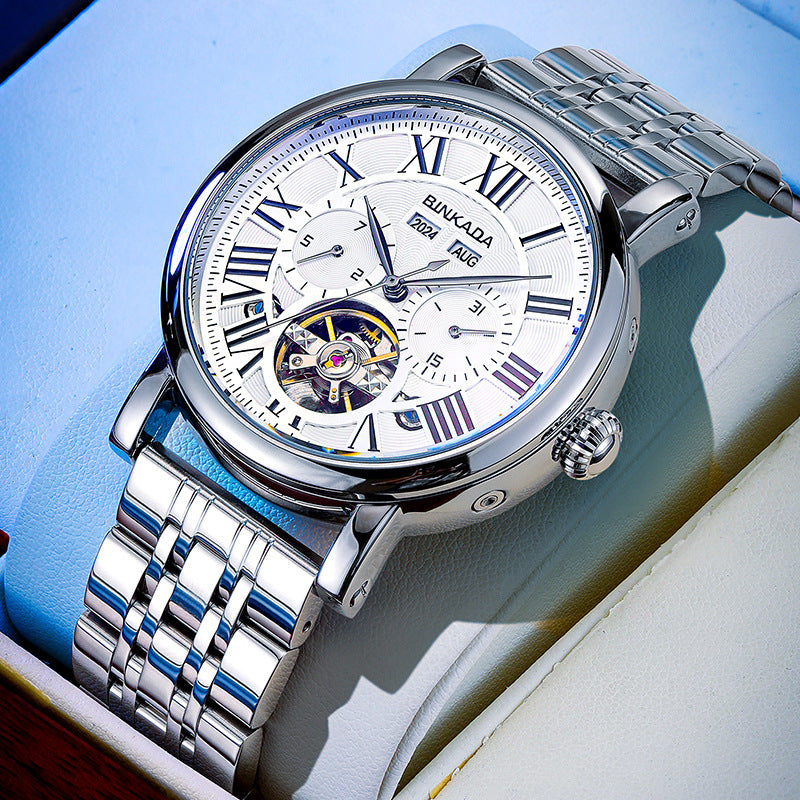 Multifunctional Mechanical Men's Automatic Watrproof Watch