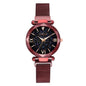 Starry Quartz Watch Lazy Magnet Strap
