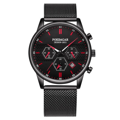 Men's Waterproof Luminous Multifunctional Sports Quartz Watch