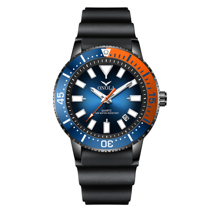 Business Casual Men's Watch Waterproof Tape Quartz Watch