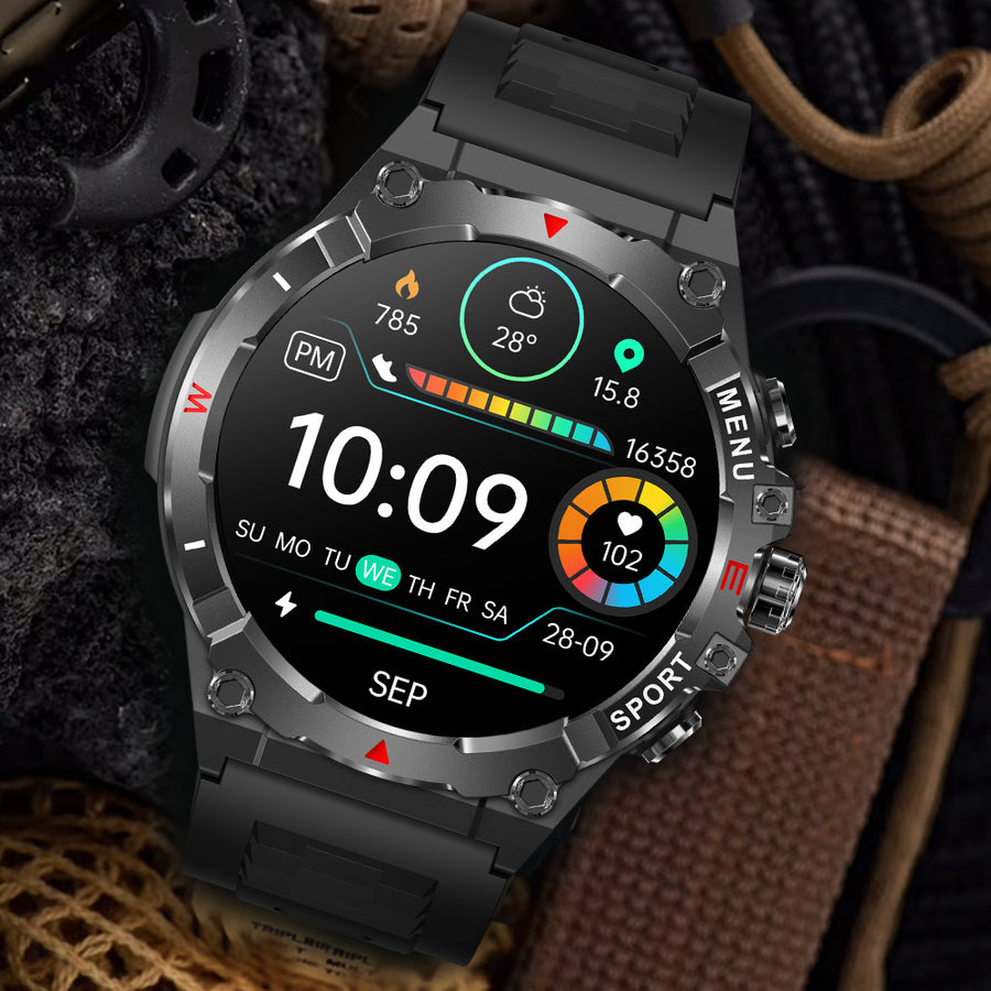 V76 GPS Watch Built-in GPS Compass Altimeter Air Pressure